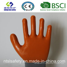 Coque en polyester 13G avec gants de travail en nitrile (SL-N106)